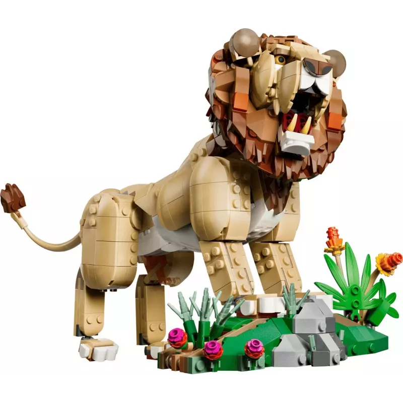 LEGO Creator 3-in-1 31386 Laukiniai gyvūnai: Didingas liūtas (839 d.)