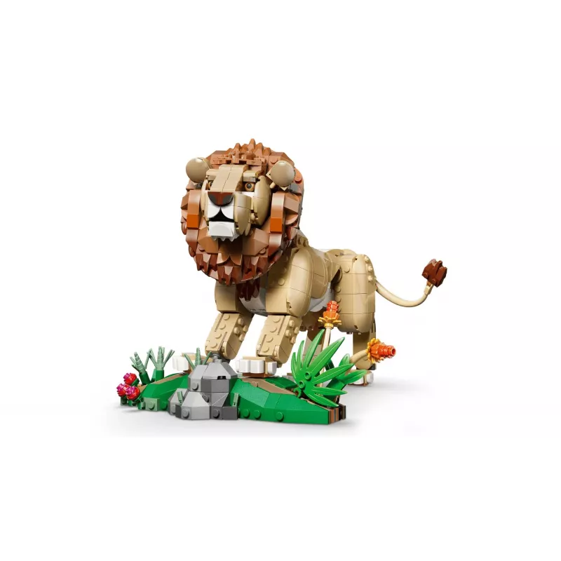 LEGO Creator 3-in-1 31386 Laukiniai gyvūnai: Didingas liūtas (839 d.)