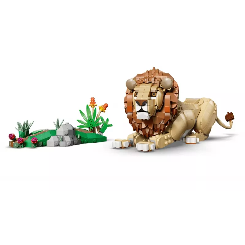 LEGO Creator 3-in-1 31386 Laukiniai gyvūnai: Didingas liūtas (839 d.)