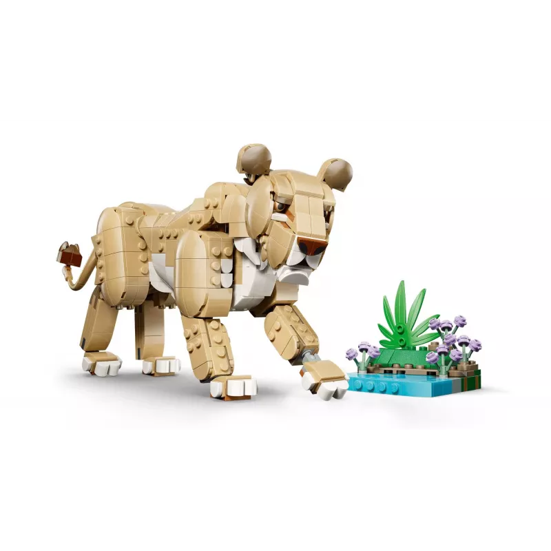 LEGO Creator 3-in-1 31386 Laukiniai gyvūnai: Didingas liūtas (839 d.)