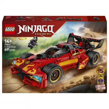 LEGO NINJAGO 71867 X-1 Ninja Charger 15-mečio jubiliejus (691 d.)