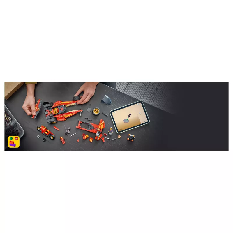 LEGO NINJAGO 71867 X-1 Ninja Charger 15-mečio jubiliejus (691 d.)