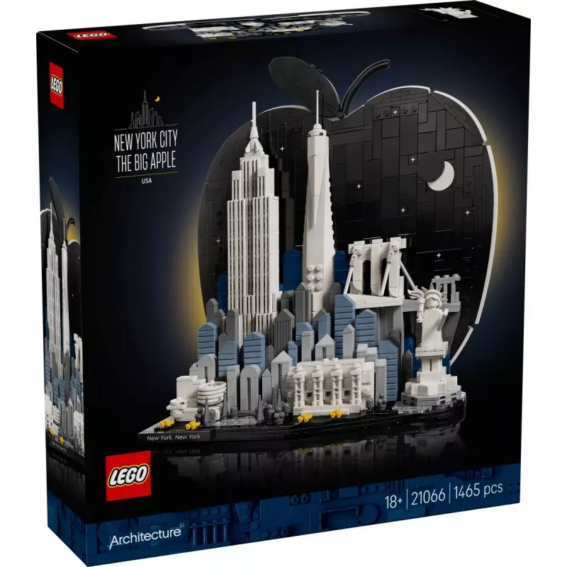 LEGO Architecture 21066 Niujorkas - Didysis obuolys (1465 d.)