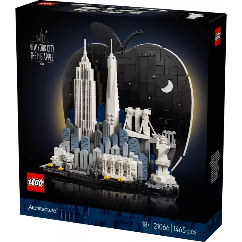 LEGO Architecture 21066 Niujorkas - Didysis obuolys (1465 d.)