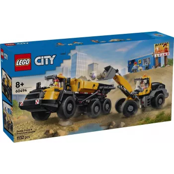 LEGO City 60494 Savivartis ir frontalinis krautuvas (1132 d.)