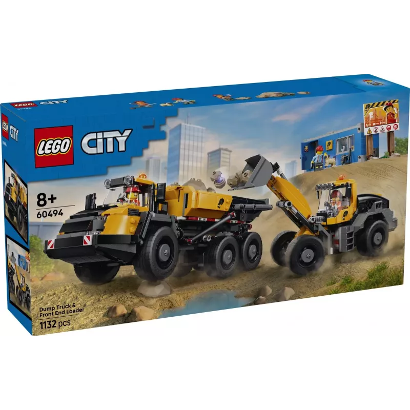 LEGO City 60494 Savivartis ir frontalinis krautuvas (1132 d.)