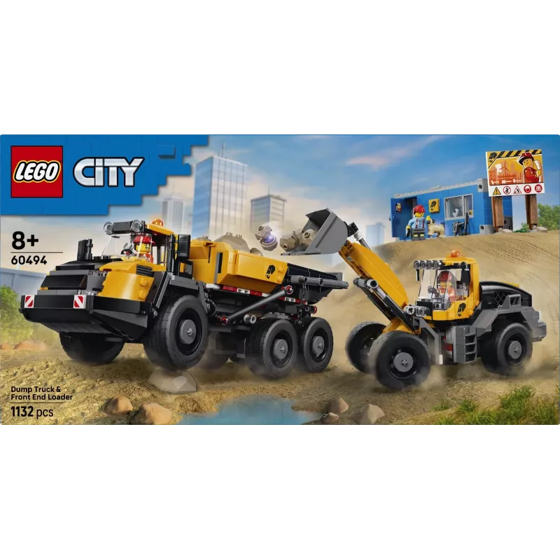 LEGO City 60494 Savivartis ir frontalinis krautuvas (1132 d.)
