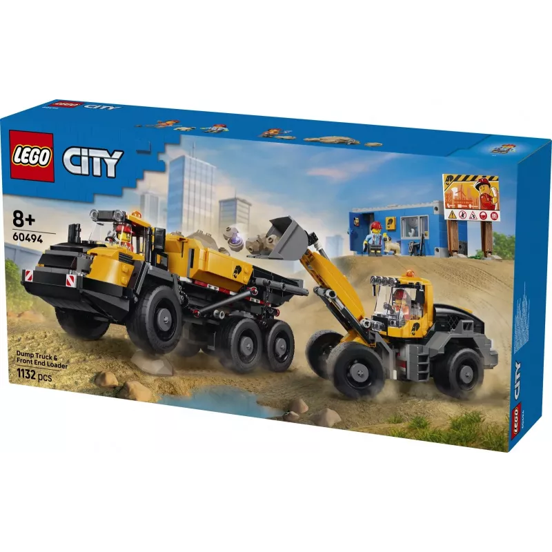 LEGO City 60494 Savivartis ir frontalinis krautuvas (1132 d.)