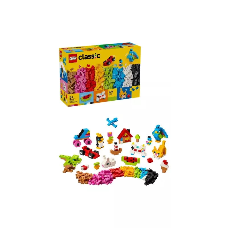 LEGO Classic 11045 Kūrybiškos spalvotos kaladėlės (820 d.)