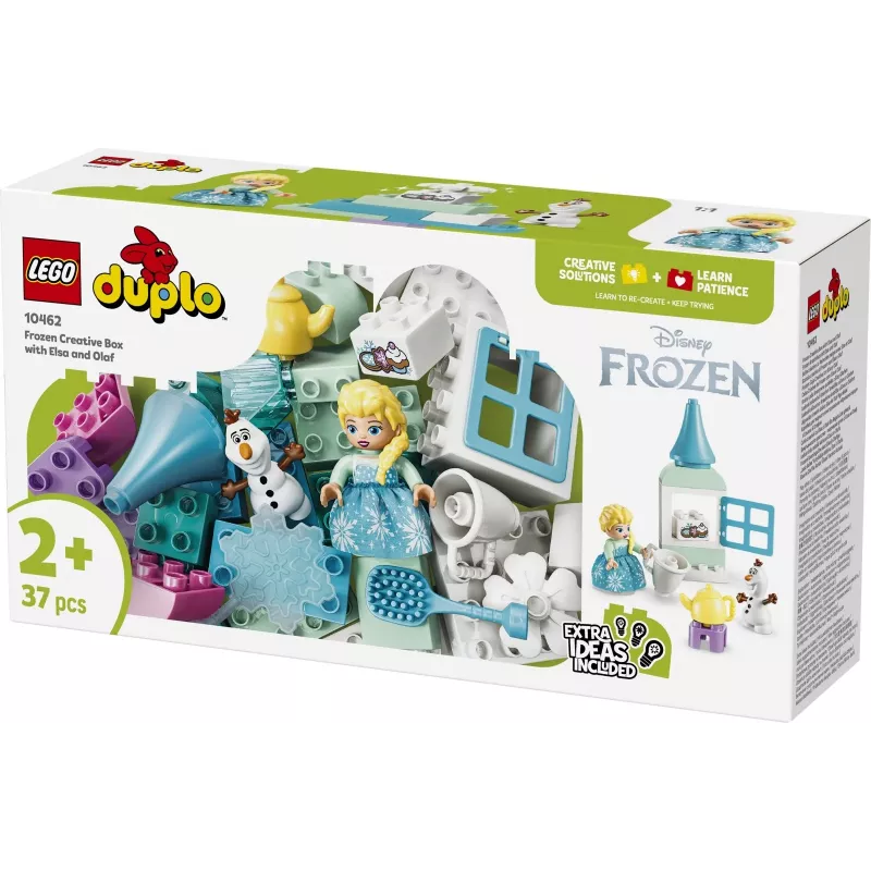 LEGO DUPLO Disney 10462 Ledo šalies kūrybinė dėžė su Elza ir Olafu (37 d.)