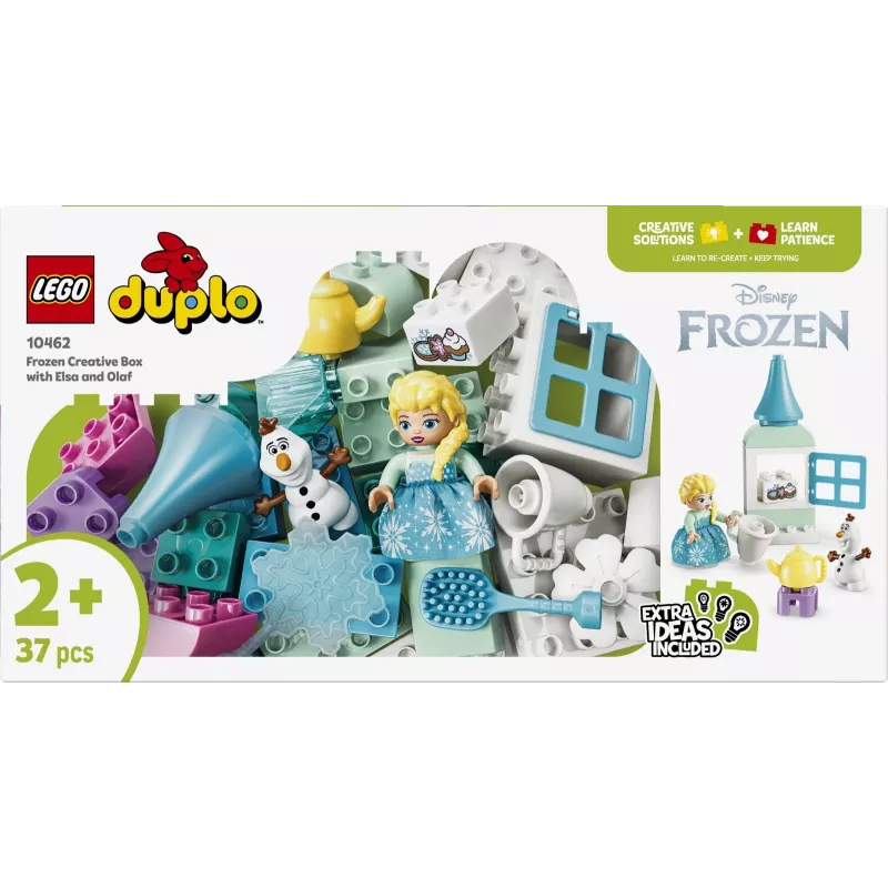LEGO DUPLO Disney 10462 Ledo šalies kūrybinė dėžė su Elza ir Olafu (37 d.)