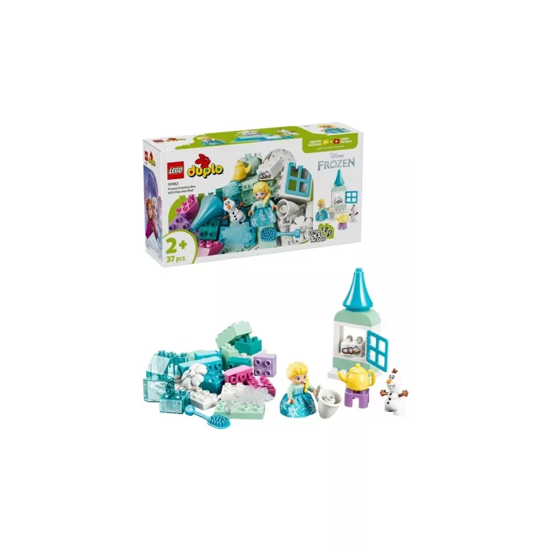 LEGO DUPLO Disney 10462 Ledo šalies kūrybinė dėžė su Elza ir Olafu (37 d.)