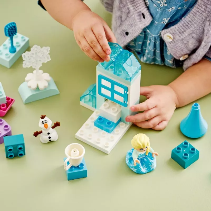 LEGO DUPLO Disney 10462 Ledo šalies kūrybinė dėžė su Elza ir Olafu (37 d.)