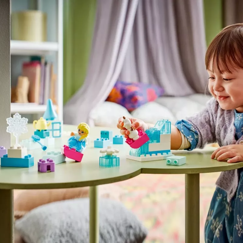 LEGO DUPLO Disney 10462 Ledo šalies kūrybinė dėžė su Elza ir Olafu (37 d.)