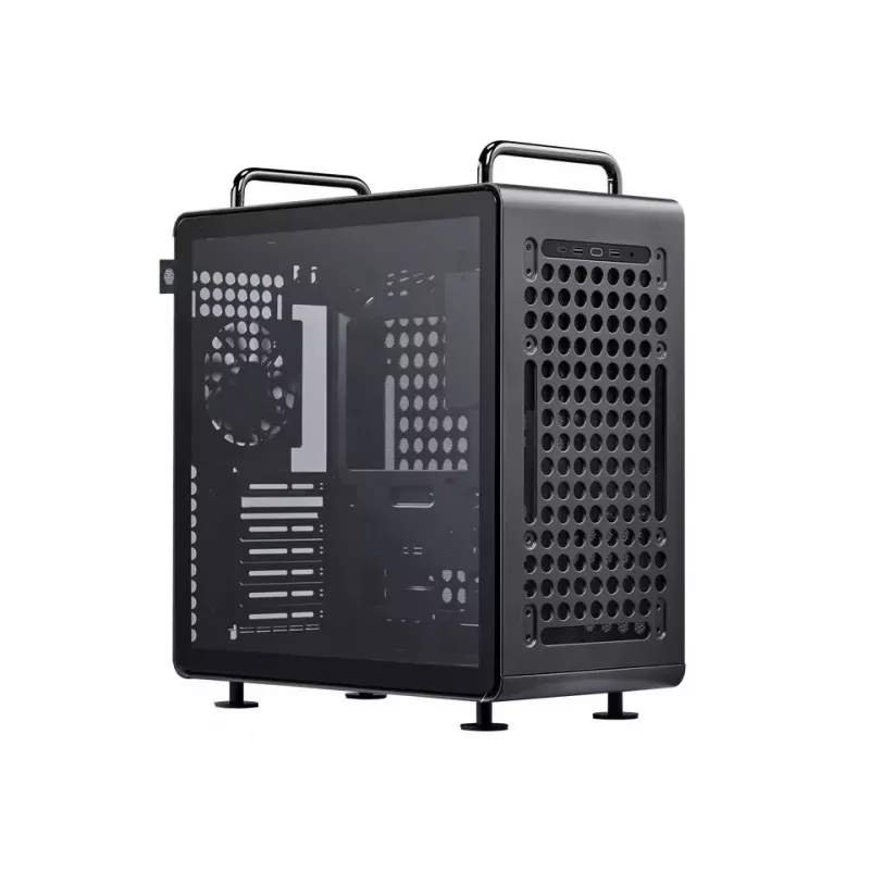 Cooler Master QUBE 540 Stardust Iron ATX Mid-Tower korpusas (grūdintas stiklas)