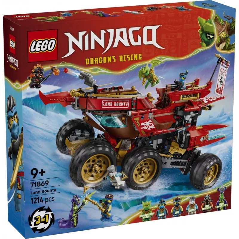 LEGO NINJAGO 71869 Land Bounty sausumos laivas (1214 d.)
