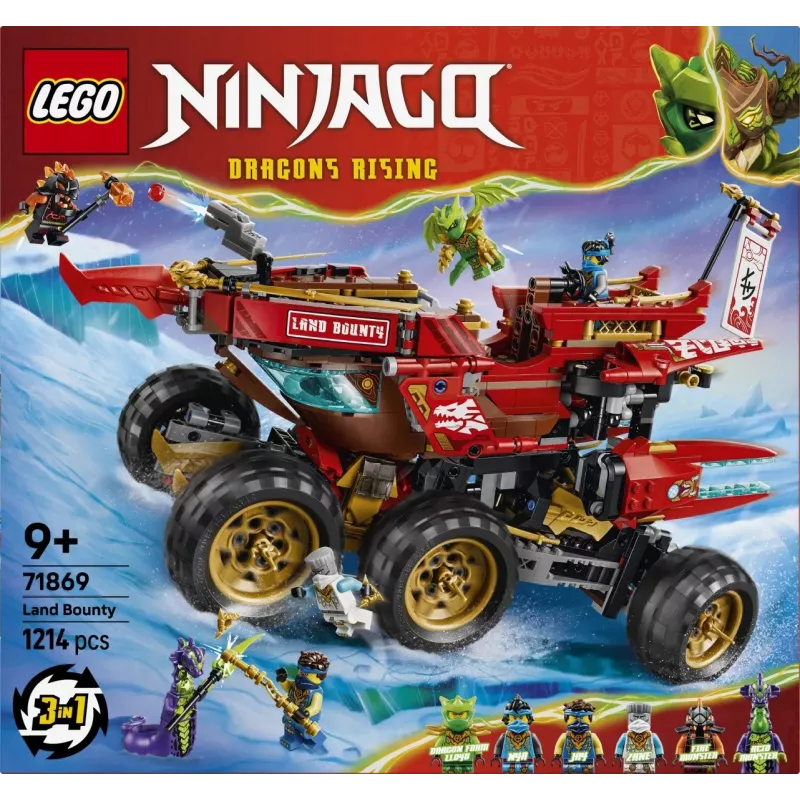 LEGO NINJAGO 71869 Land Bounty sausumos laivas (1214 d.)