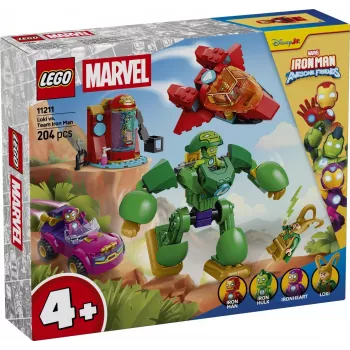 LEGO Marvel 11211 Lokis prieš Geležinio žmogaus komandą (204 d.)