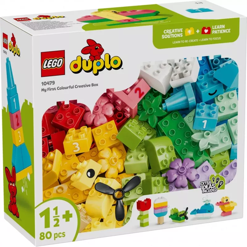 LEGO DUPLO 10479 Spalvinga kūrybinė dėžė (80 d.)