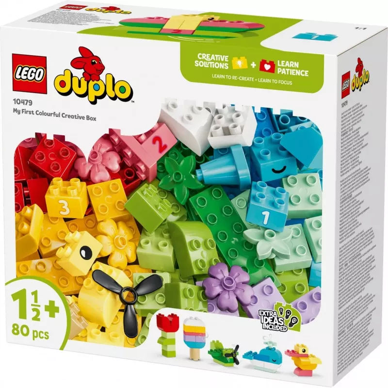 LEGO DUPLO 10479 Spalvinga kūrybinė dėžė (80 d.)