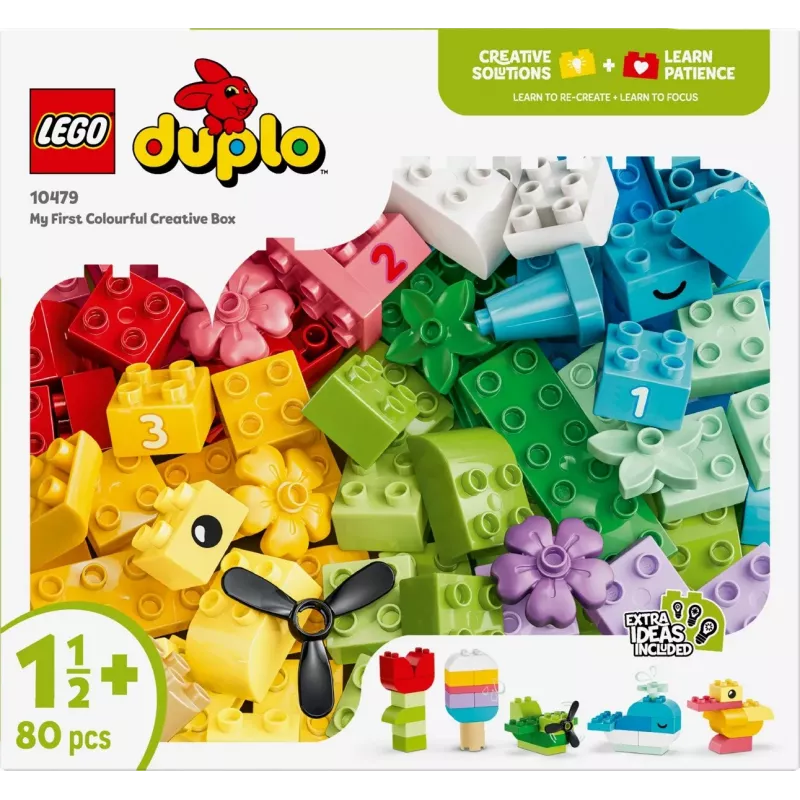 LEGO DUPLO 10479 Spalvinga kūrybinė dėžė (80 d.)