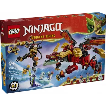 LEGO NINJAGO 71868 Wyldfyre transformuojantis drakono robotas (821 d.)