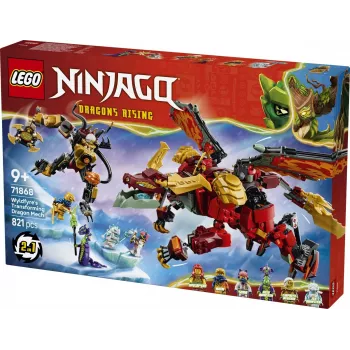 LEGO NINJAGO 71868 Wyldfyre transformuojantis drakono robotas (821 d.)