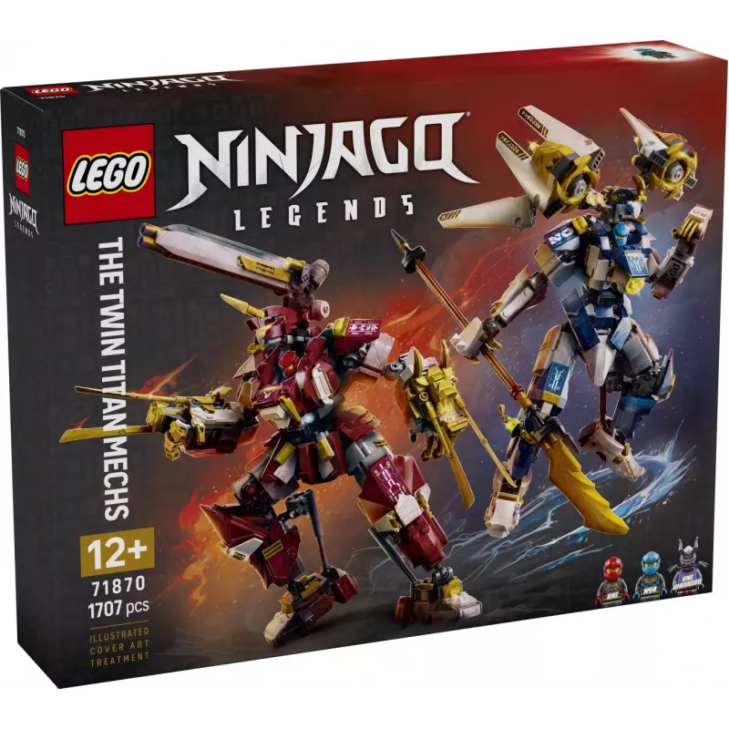 LEGO NINJAGO 71870 Titanų robotų dvynukai (1707 d.)