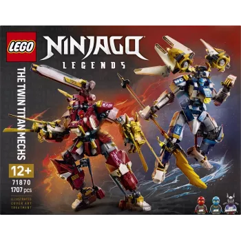 LEGO NINJAGO 71870 Titanų robotų dvynukai (1707 d.)