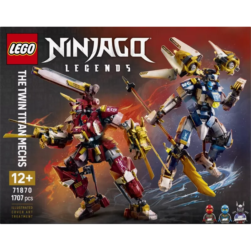 LEGO NINJAGO 71870 Titanų robotų dvynukai (1707 d.)