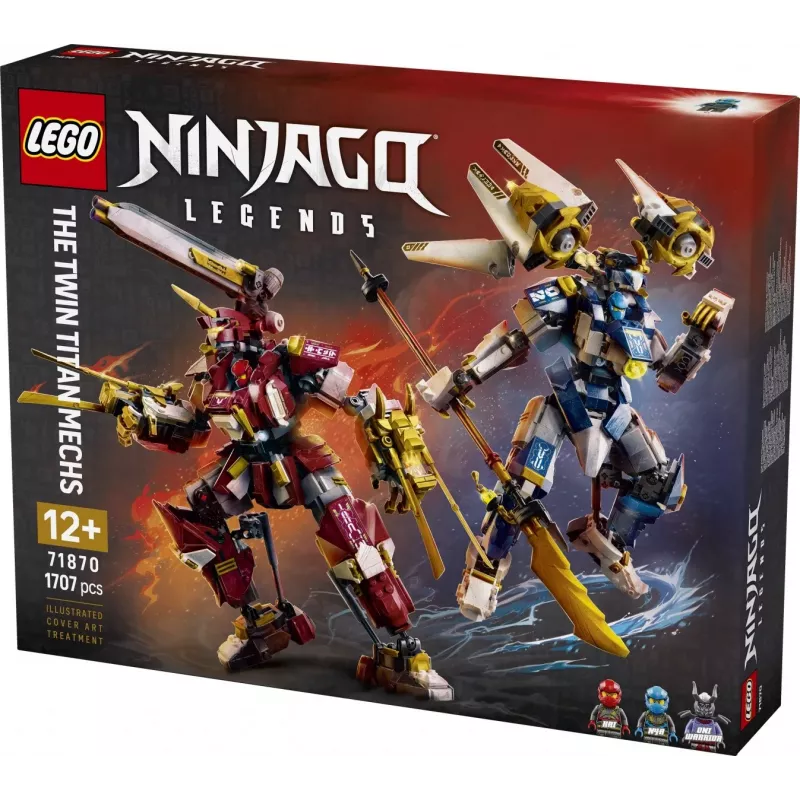 LEGO NINJAGO 71870 Titanų robotų dvynukai (1707 d.)