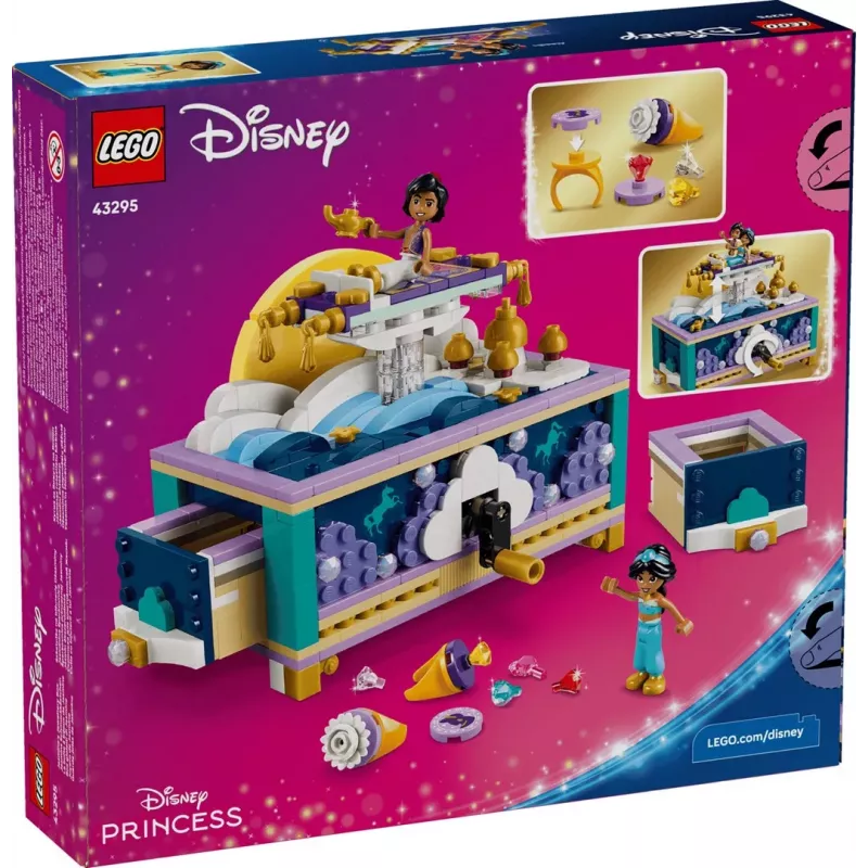 LEGO Disney 43295 Jasminos papuošalų dėžutė (458 d.)
