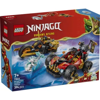 LEGO NINJAGO 71864 Kai ir Cole jungiamos transporto priemonės (394 d.)