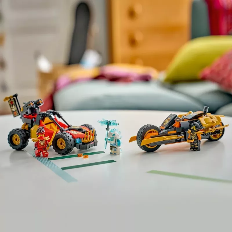 LEGO NINJAGO 71864 Kai ir Cole jungiamos transporto priemonės (394 d.)