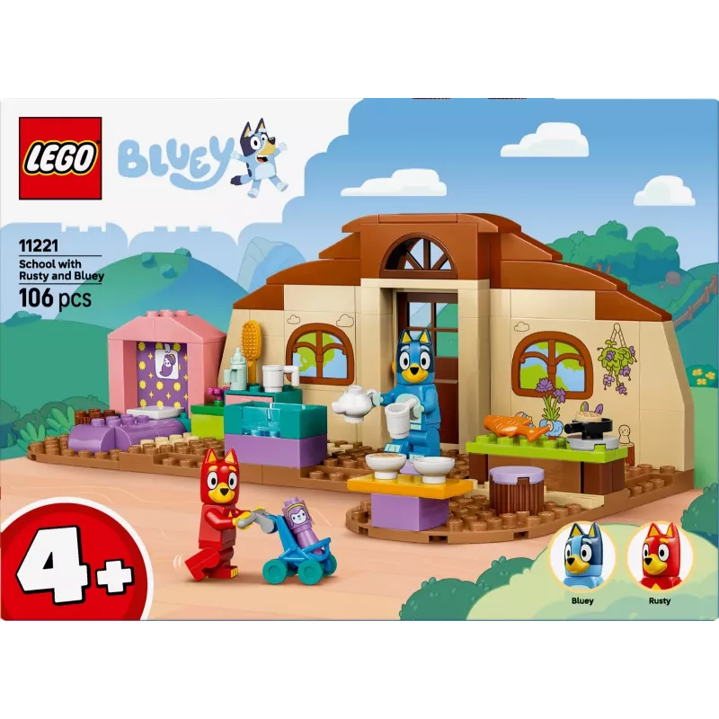 LEGO Bluey 11221 Mokykla su Rusty ir Bluey (106 d.)