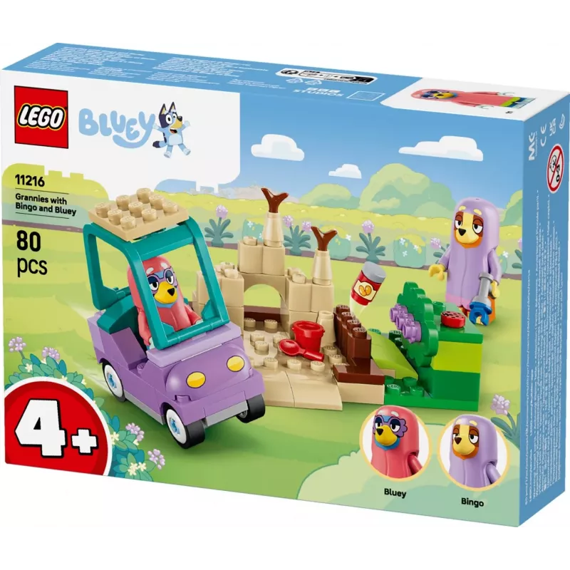 LEGO Bluey 11216 Močiutės su Bingo ir Bluey (80 d.)