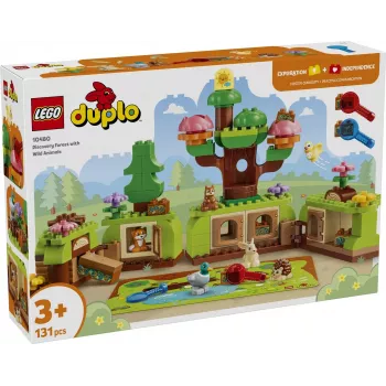 LEGO DUPLO 10480 Atradimų miškas su laukiniais gyvūnais (131 d.)