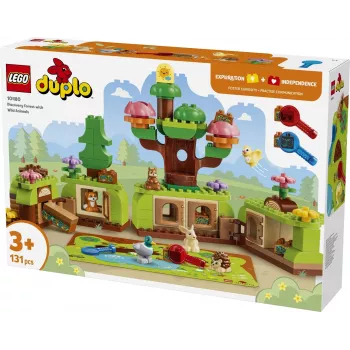 LEGO DUPLO 10480 Atradimų miškas su laukiniais gyvūnais (131 d.)