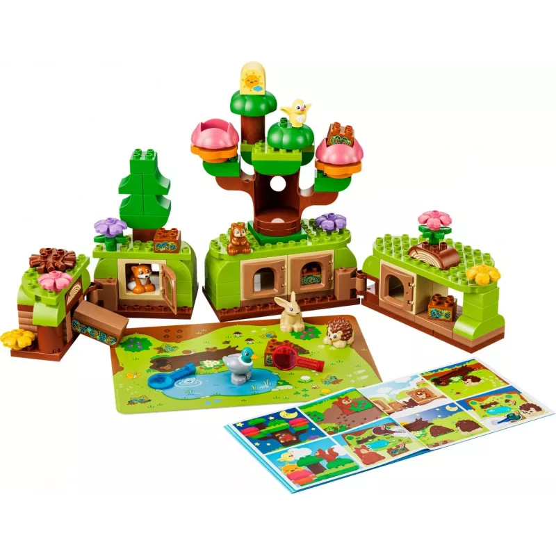 LEGO DUPLO 10480 Atradimų miškas su laukiniais gyvūnais (131 d.)