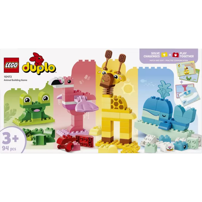 LEGO DUPLO 10472 Gyvūnų statymo žaidimas (94 d.)