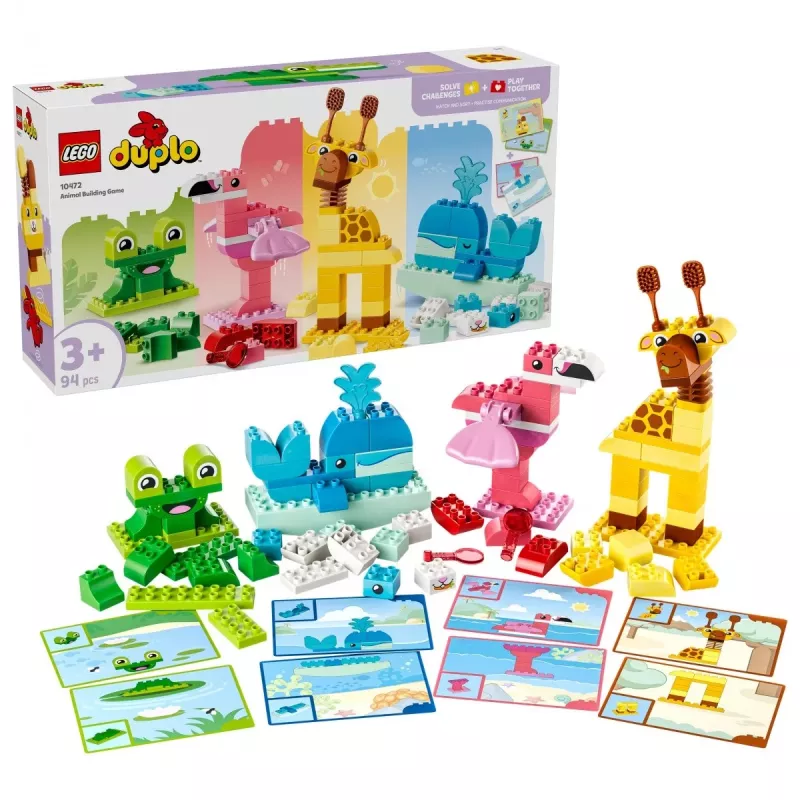 LEGO DUPLO 10472 Gyvūnų statymo žaidimas (94 d.)