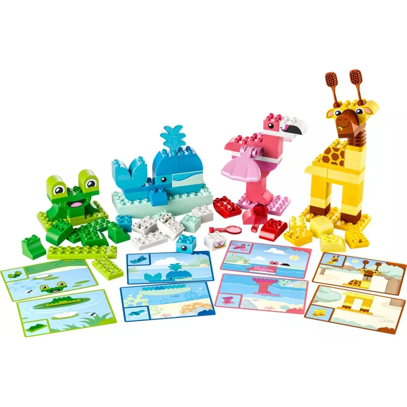 LEGO DUPLO 10472 Gyvūnų statymo žaidimas (94 d.)