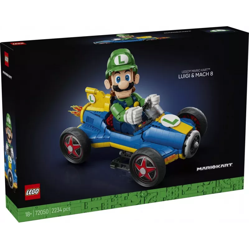 LEGO Super Mario 72050 Mario Kart - Luidžis ir Mach 8 (2234 d.)