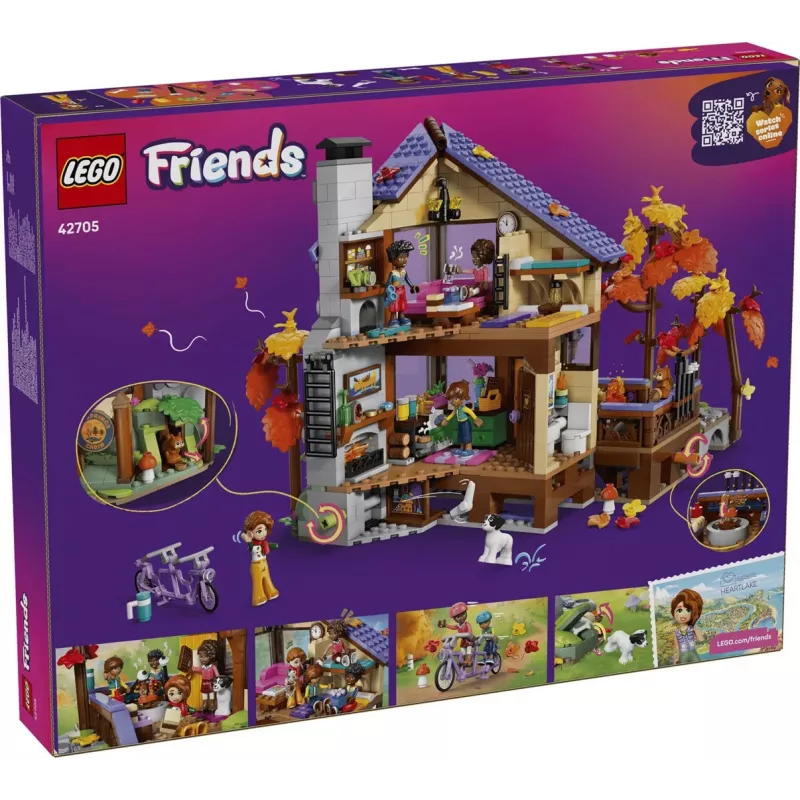 LEGO Friends 42705 Jaukus rudens miško namelis (1229 d.)