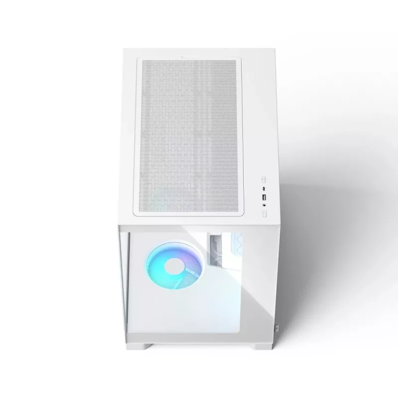 Fractal Design Pop 2 Vision White RGB ATX Mid-Tower korpusas (grūdintas stiklas)