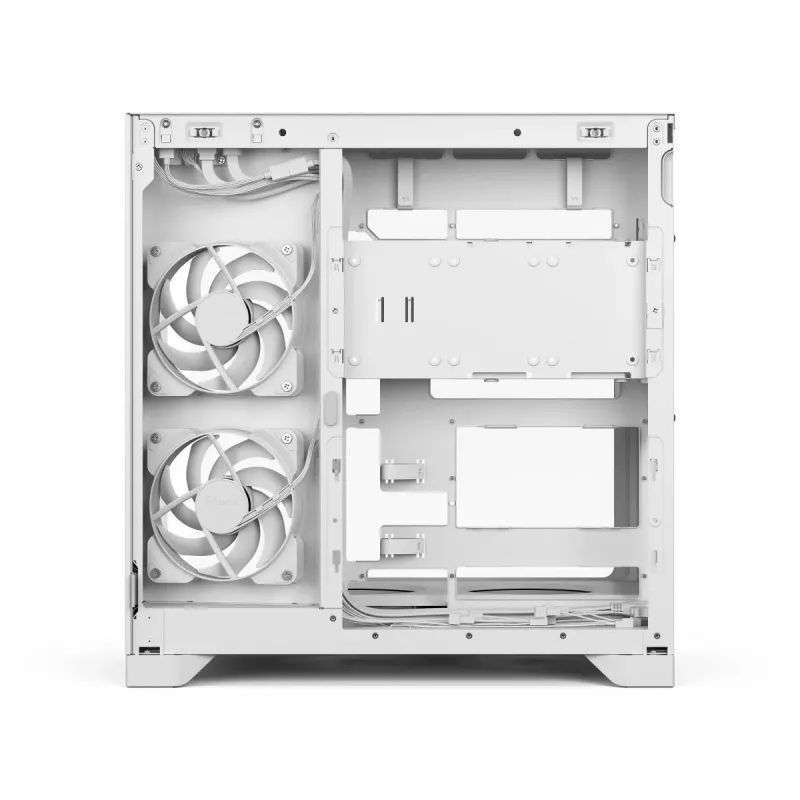 Fractal Design Pop 2 Vision White RGB ATX Mid-Tower korpusas (grūdintas stiklas)