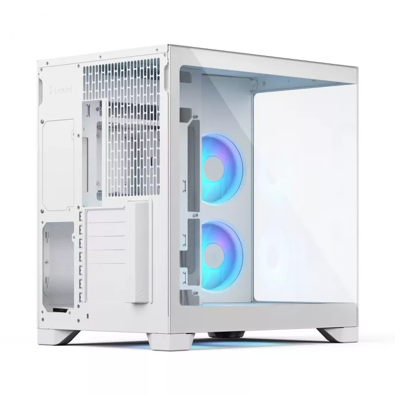 Fractal Design Pop 2 Vision White RGB ATX Mid-Tower korpusas (grūdintas stiklas)