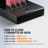 AXAGON ADSA-M2C44 USB4 40Gbps 4-Bay M.2 NVMe SSD Docking Station su neprisijungus veikiančia klonavimo funkcija, aliuminio korpusu, aktyviu aušinimu