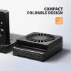 AXAGON ADSA-M2C44 USB4 40Gbps 4-Bay M.2 NVMe SSD Docking Station su neprisijungus veikiančia klonavimo funkcija, aliuminio korpusu, aktyviu aušinimu