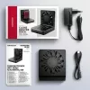 AXAGON ADSA-M2C44 USB4 40Gbps 4-Bay M.2 NVMe SSD Docking Station su neprisijungus veikiančia klonavimo funkcija, aliuminio korpusu, aktyviu aušinimu